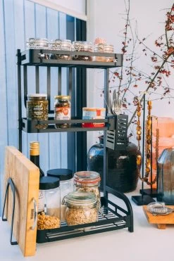 Sens Design Kruidenrek Staand – Keukenrek Voor Kruidenpotjes - Zwart -Voedselopslag Winkel 799x1200 4