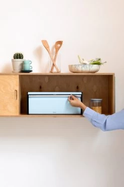 Brabantia Broodtrommel - Met Klepdeksel - Dreamy Blue -Voedselopslag Winkel 800x1200 18