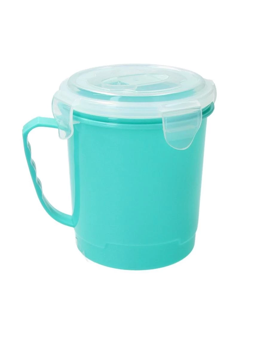 Turqoise Magnetron Soepbeker Met Ontluchtingsfilter – 13x11cm | Magnetron Bestendige Beker Voor Het Bereiden Van Soep 3 Turqoise Magnetron Soepbeker Met Ontluchtingsfilter – 13x11cm | Magnetron Bestendige Beker Voor Het Bereiden Van Soep - Afbeelding 3