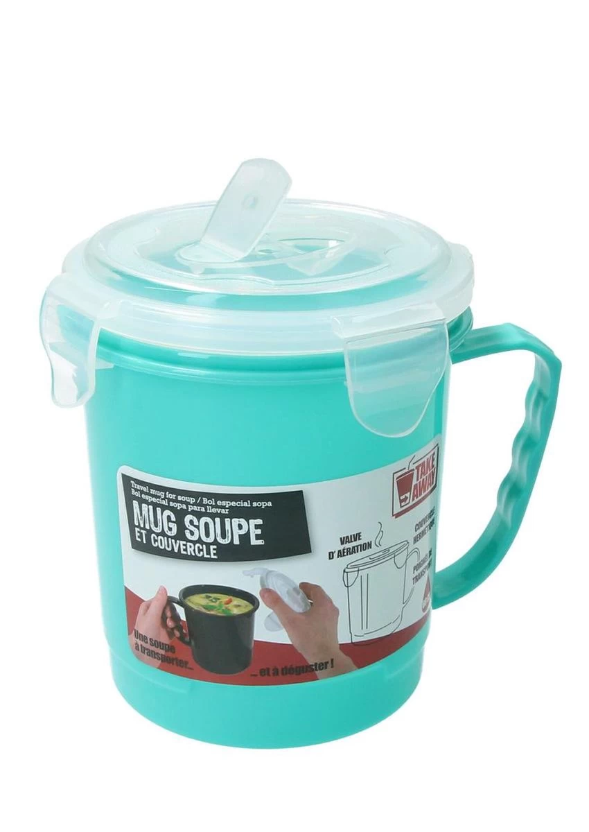 Turqoise Magnetron Soepbeker Met Ontluchtingsfilter – 13x11cm | Magnetron Bestendige Beker Voor Het Bereiden Van Soep 1 Turqoise Magnetron Soepbeker Met Ontluchtingsfilter – 13x11cm | Magnetron Bestendige Beker Voor Het Bereiden Van Soep