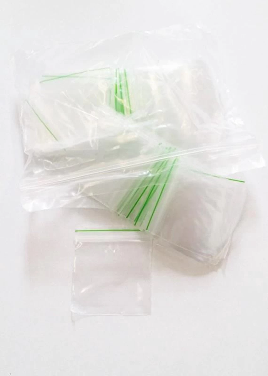 Merkloos Gripzakjes 40x40 Mm Transparant Per 100 Stuks Verpakt 2 Merkloos Gripzakjes 40x40 Mm Transparant Per 100 Stuks Verpakt - Afbeelding 2