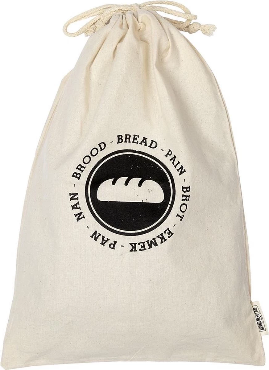 BrandNewCake Broodzak Katoen 47x31cm (heel Brood) - Herbruikbare Broodzak - Broodzak Voor Thuisbakkers - Zero Waste - Duurzaam 2 BrandNewCake Broodzak Katoen 47x31cm (heel Brood) - Herbruikbare Broodzak - Broodzak Voor Thuisbakkers - Zero Waste - Duurzaam - Afbeelding 2