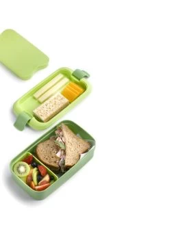 Curver Lunch&Go - Vershouddoos - Lunchbox - Inclusief Bestek - 2/3 Compartimenten - Groen -Voedselopslag Winkel 900x1200 1