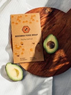 Bijenwas Wraps - Beeswax Food Wrap - Beewax - Bee Wrap - Bijenwasdoek - Zero Waste - 3 Stuks; Klein, Middel, Groot - Herbruikbaar - Duurzaam Cadeau - Boterhamzakje - Bijenwas Doek - Beeswax Wraps - Herbruikbaar Boterhamzakje - Bijenwas Vellen -Voedselopslag Winkel 901x1200