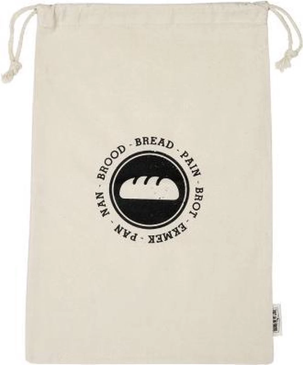 BrandNewCake Broodzak Katoen 47x31cm (heel Brood) - Herbruikbare Broodzak - Broodzak Voor Thuisbakkers - Zero Waste - Duurzaam 3 BrandNewCake Broodzak Katoen 47x31cm (heel Brood) - Herbruikbare Broodzak - Broodzak Voor Thuisbakkers - Zero Waste - Duurzaam - Afbeelding 3